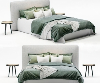 Modern Double Bed-ID:118870774