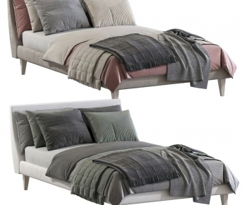 Modern Double Bed-ID:163095003