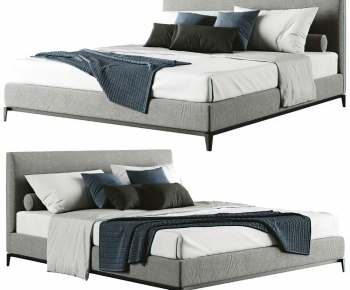 Modern Double Bed-ID:642179976