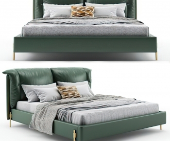 Modern Double Bed-ID:616899976