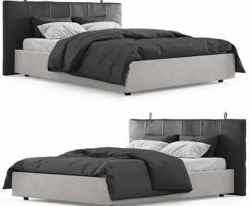 Modern Double Bed-ID:702755932