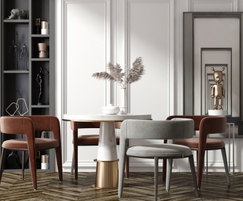 Modern Dining Table And Chairs-ID:491568098