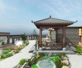 Chinese Style Courtyard/landscape-ID:756154062
