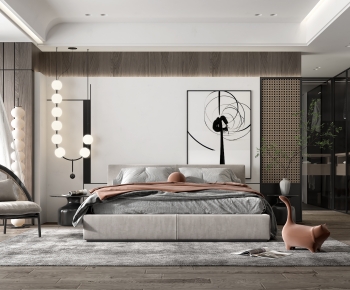 Modern Bedroom-ID:383546113