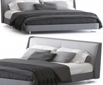 Modern Double Bed-ID:875823975