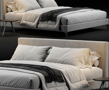 Modern Double Bed-ID:221450365