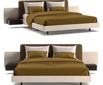 Modern Double Bed-ID:786010037