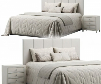 Modern Double Bed-ID:569460425