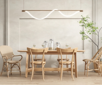 Nordic Style Dining Table And Chairs-ID:809899097