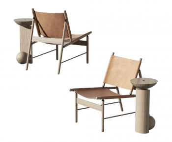 Wabi-sabi Style Lounge Chair-ID:501292941