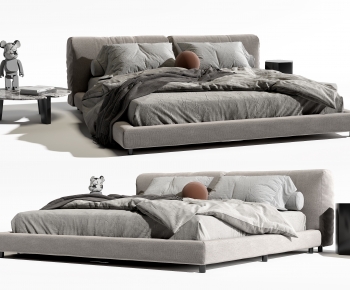Modern Double Bed-ID:753082996