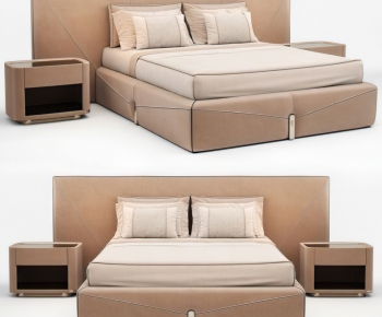 Modern Double Bed-ID:998092893