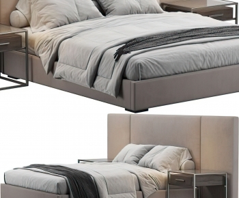 Modern Double Bed-ID:579665902