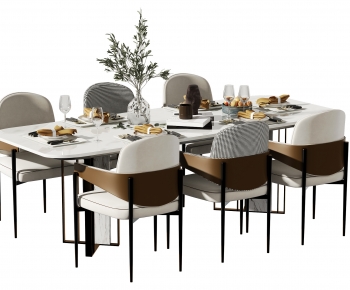 Modern Dining Table And Chairs-ID:302627098