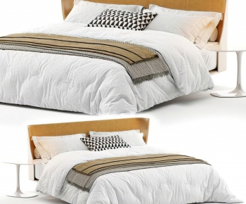 Modern Double Bed-ID:866775046