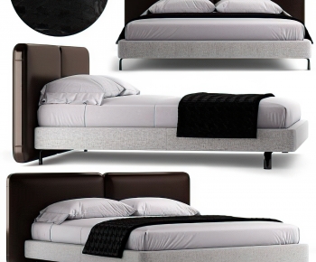 Modern Double Bed-ID:704308034
