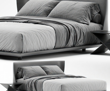 Modern Double Bed-ID:969094046