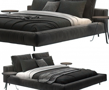 Modern Double Bed-ID:606888063
