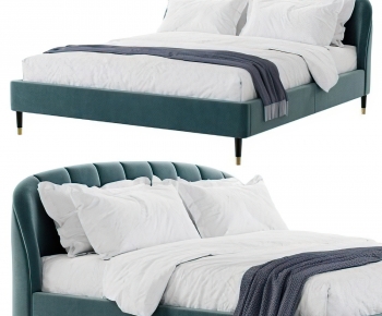 Modern Double Bed-ID:254504929