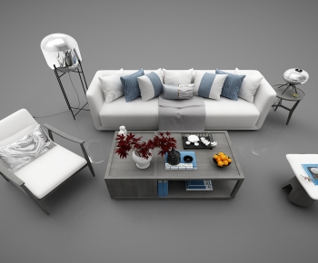 New Chinese Style Sofa Combination-ID:787600997