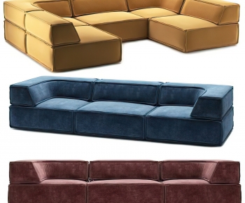 Modern Three-seat Sofa-ID:261015893
