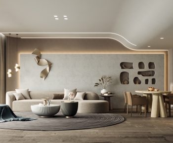 Wabi-sabi Style A Living Room-ID:339926002