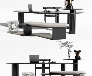 Modern Computer Desk And Chair-ID:603010898