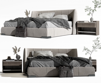 Modern Double Bed-ID:382946978