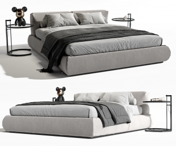 Modern Double Bed-ID:600919967