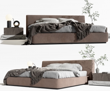 Modern Double Bed-ID:106591941