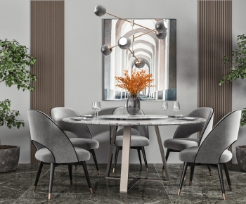 Modern Dining Table And Chairs-ID:989219902