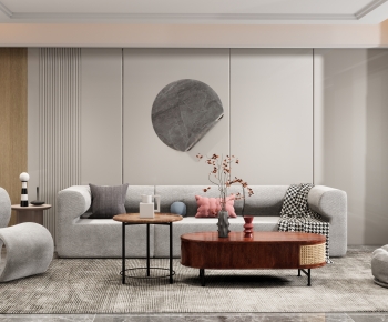 Modern A Living Room-ID:958661088