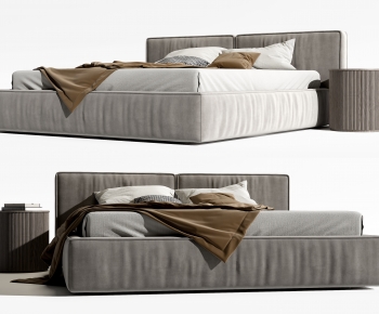 Modern Double Bed-ID:466713911