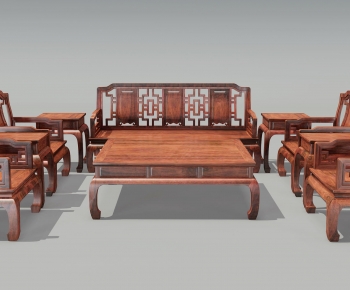 Chinese Style Sofa Combination-ID:377171041