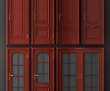 European Style Single Door-ID:709513907