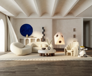 Wabi-sabi Style A Living Room-ID:932249073
