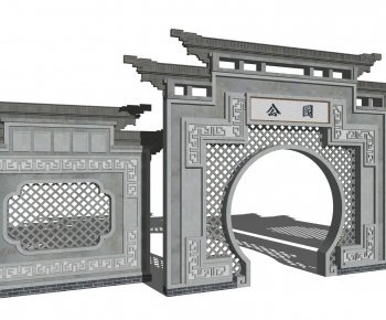 Chinese Style Ancient Architectural Buildings-ID:979799033