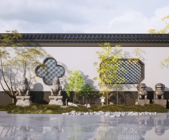 Chinese Style Garden-ID:142579087