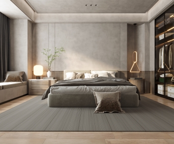 Wabi-sabi Style Bedroom-ID:324059962