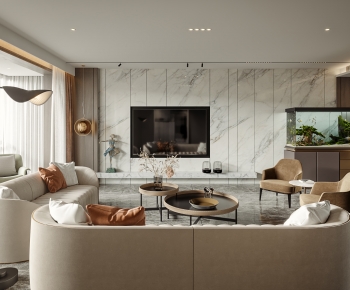 Modern A Living Room-ID:765505086