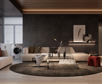 Wabi-sabi Style A Living Room-ID:249217994