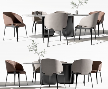 Modern Dining Table And Chairs-ID:549815898