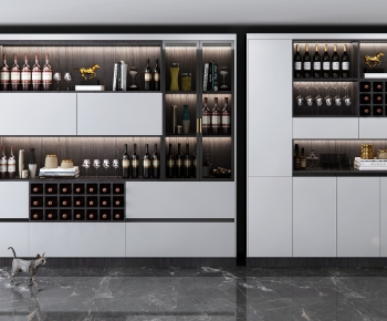 Modern Wine Cabinet-ID:498199942