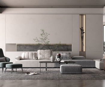 Modern A Living Room-ID:395333059