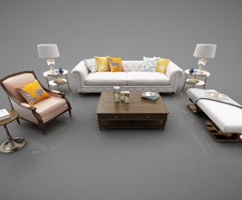 American Style Sofa Combination-ID:637167936