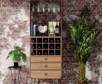 American Style Wine Cabinet-ID:680282123