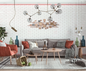 Nordic Style A Living Room-ID:792620902