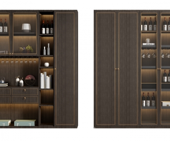 New Chinese Style Wine Cabinet-ID:290802965