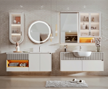 Modern Bathroom Cabinet-ID:473644028