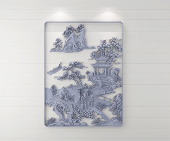 中式凉亭图案，雕花-ID:271039015